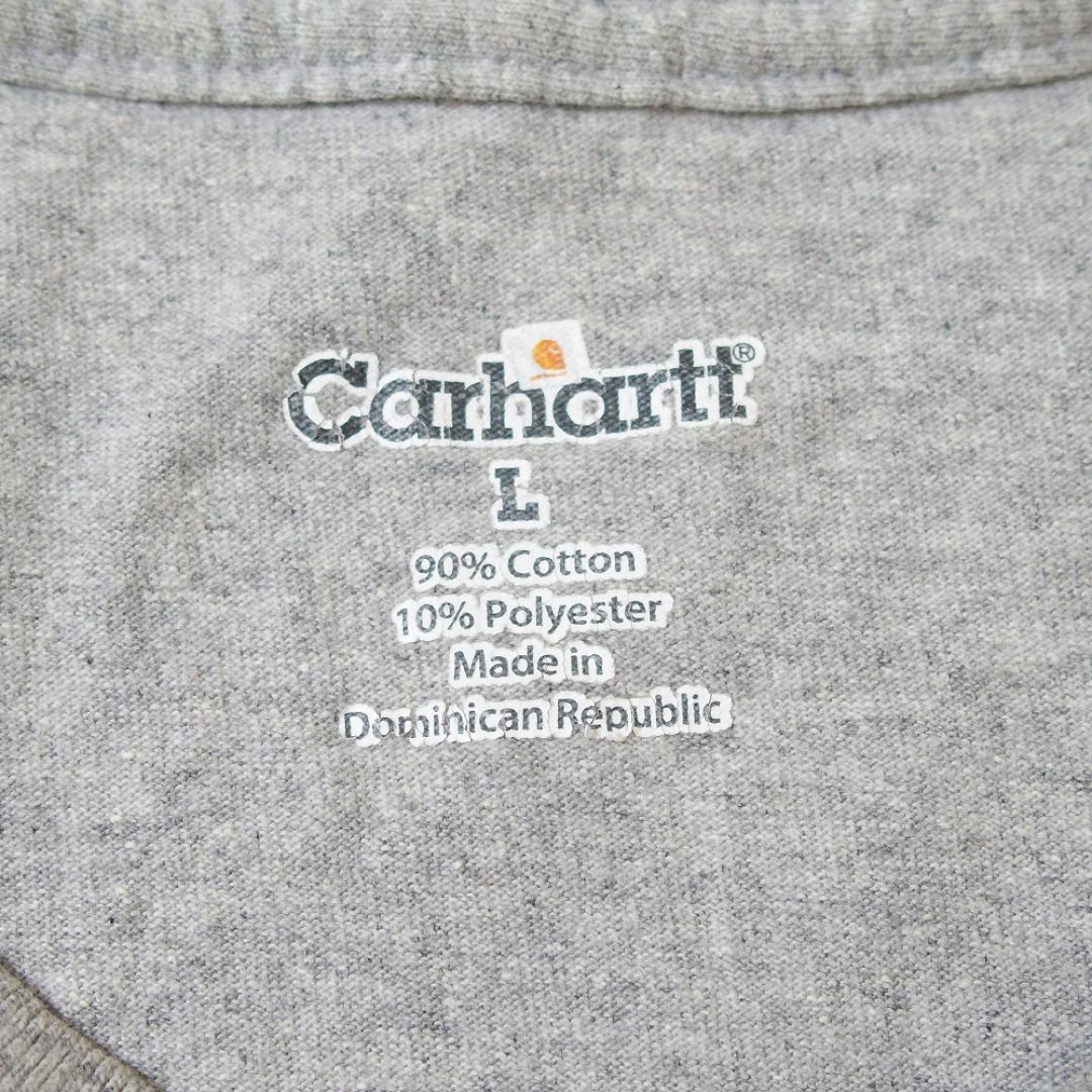 carhartt(カーハート)のCarhartt カーハート ポケット Tシャツ US 古着 グレー Lサイズ  メンズのトップス(Tシャツ/カットソー(半袖/袖なし))の商品写真