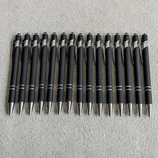 【企業名なし】 ボールペン タッチペン 多機能ボールペン 15本 黒 ブラック(ペン/マーカー)