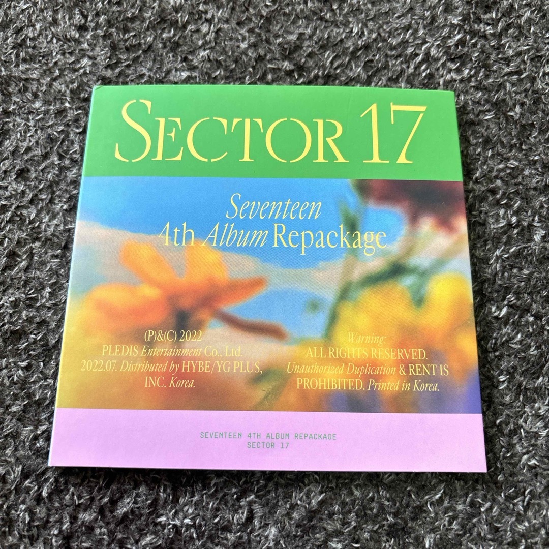 SEVENTEEN(セブンティーン)のSEVENTEEN 4th album repackage sector17 エンタメ/ホビーのCD(K-POP/アジア)の商品写真