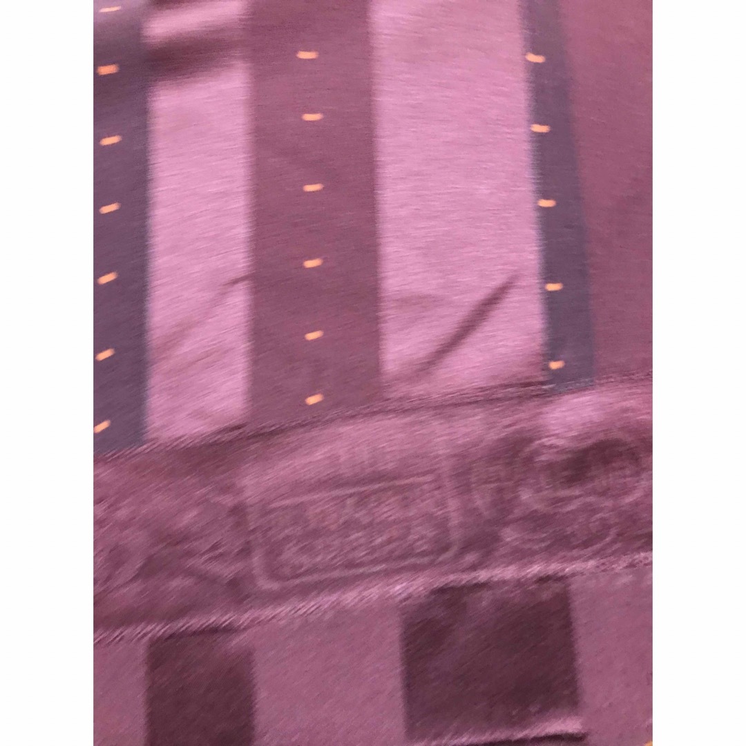 縞に水玉のコート地の反物　y-1-13 レディースの水着/浴衣(着物)の商品写真