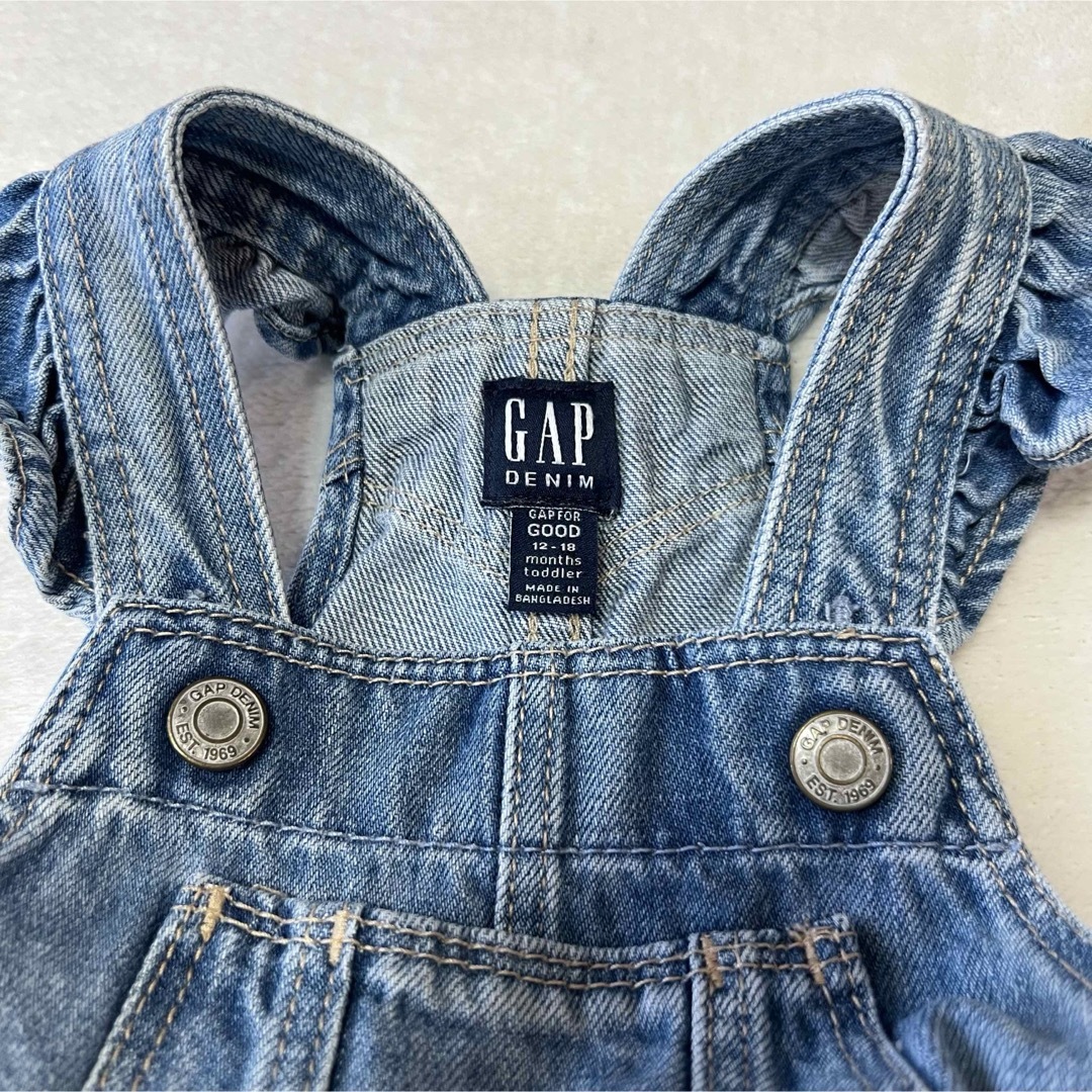 GAP(ギャップ)のGAP♡オーバーオール サロペット キッズ/ベビー/マタニティのベビー服(~85cm)(カバーオール)の商品写真