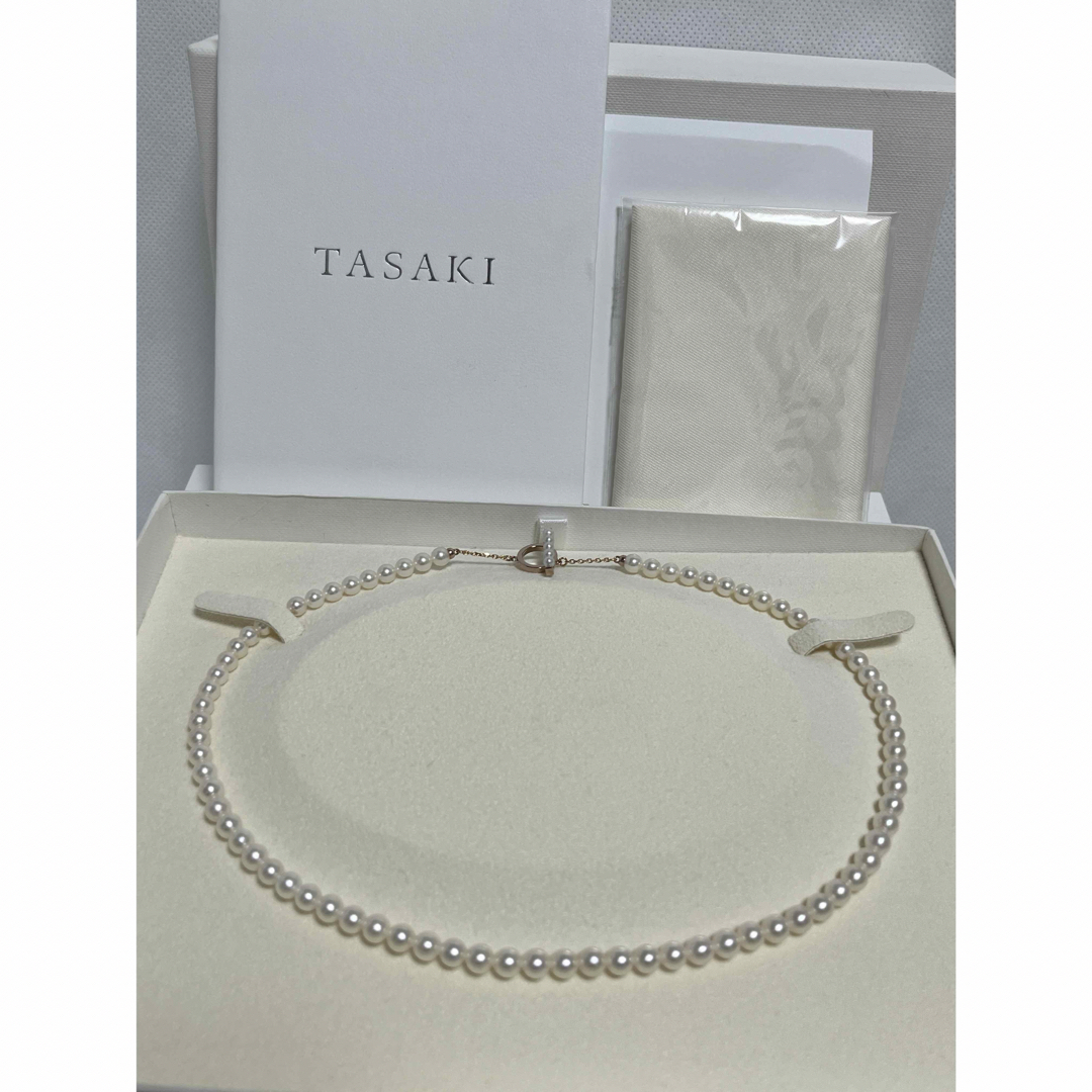 TASAKI(タサキ)のタサキ　プチパールネックレス　SGK18  2017年購入　保証書付き美品 レディースのアクセサリー(ネックレス)の商品写真