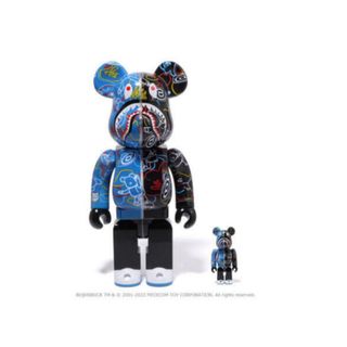 MEDICOM TOY - BAPE(R) BE@RBRICK LINE CAMO SHARK 400%