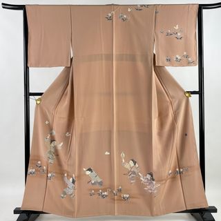 訪問着 身丈160.5cm 裄丈63cm 正絹 美品 逸品 【中古】(着物)