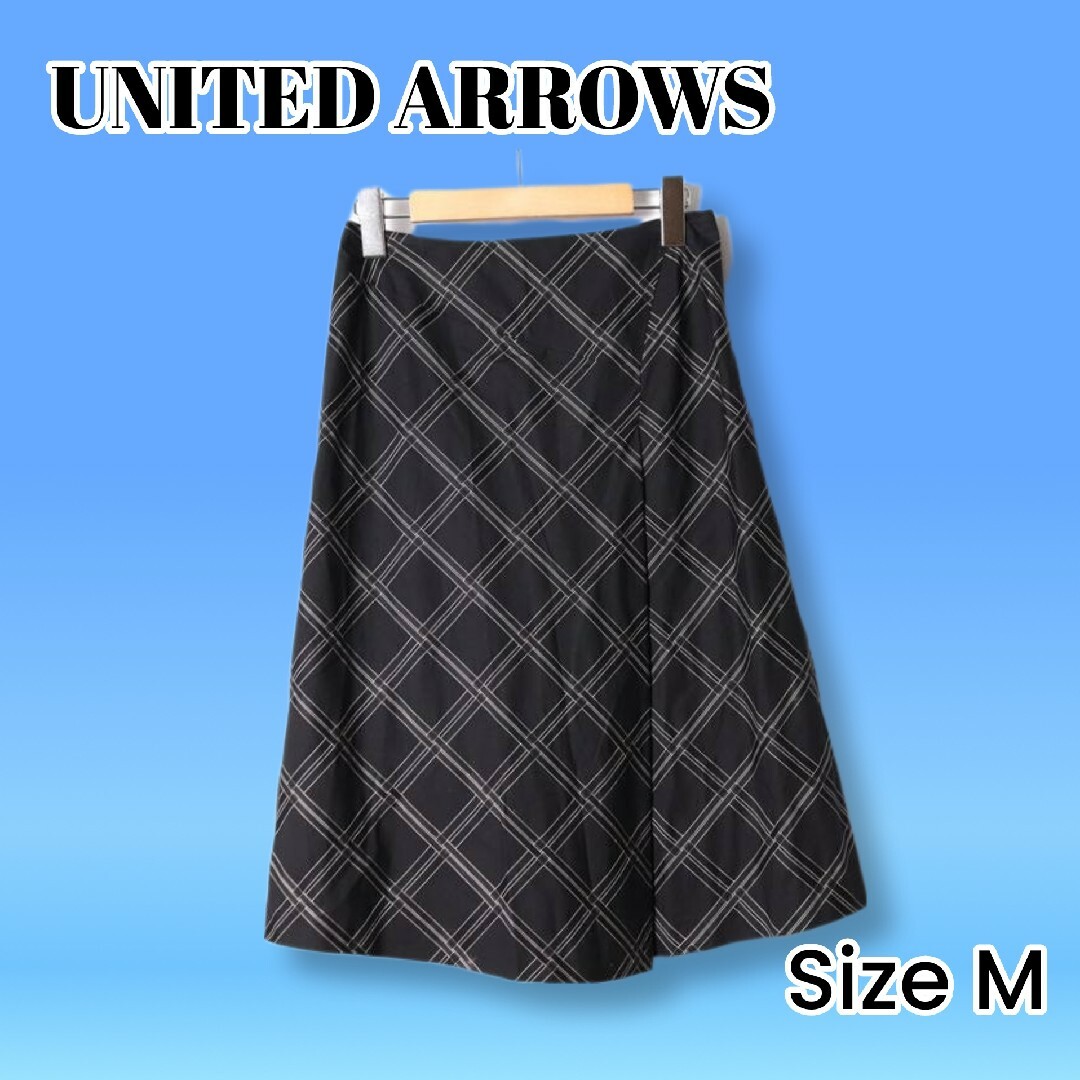 UNITED ARROWS(ユナイテッドアローズ)のUNITED ARROWS　フレアスカート　Size M レディースのスカート(ひざ丈スカート)の商品写真