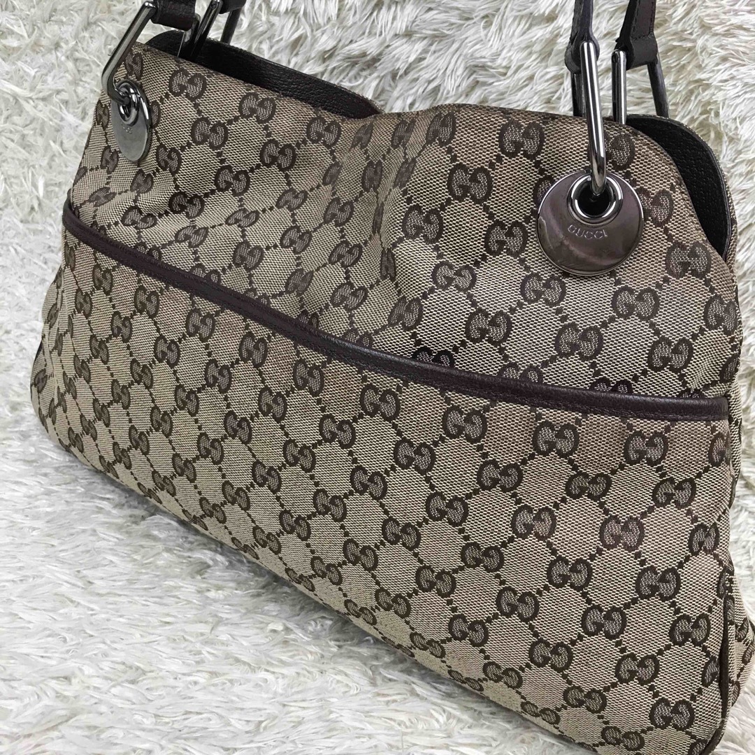 Gucci(グッチ)のグッチ❣️GG キャンバス　ハンドバッグ　トートバッグ　 レディースのバッグ(ハンドバッグ)の商品写真