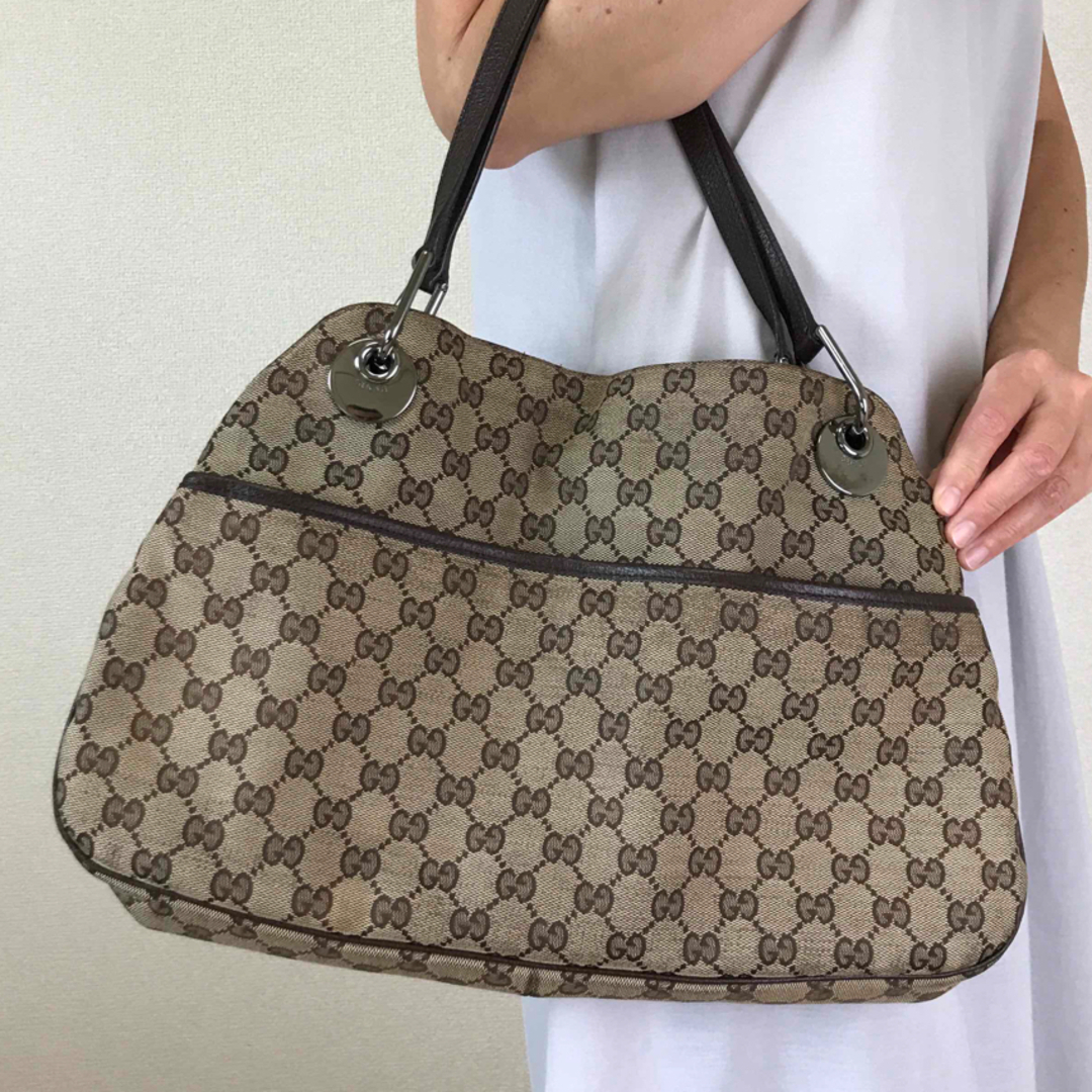 Gucci(グッチ)のグッチ❣️GG キャンバス　ハンドバッグ　トートバッグ　 レディースのバッグ(ハンドバッグ)の商品写真