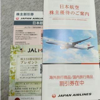 最新　日本航空　JAL　JAPAN AIRLINES 　航空券株主割引券1枚