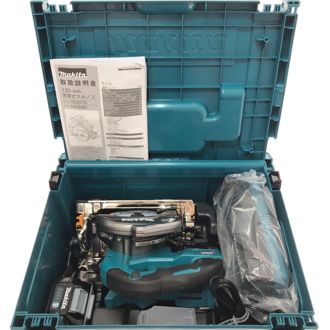 Makita(マキタ)の□□MAKITA マキタ 125mm 充電式マルノコ HS007GRDX ブルー インテリア/住まい/日用品の文房具(その他)の商品写真