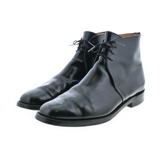 サンダース(SANDERS)のSANDERS サンダース ブーツ UK9(27.5cm位) 黒 【古着】【中古】(ブーツ)