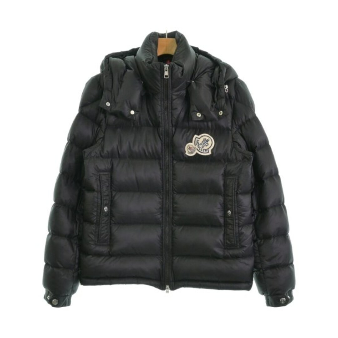 MONCLER(モンクレール)のMONCLER モンクレール ダウンジャケット/ダウンベスト 1(S位) 黒 【古着】【中古】 メンズのジャケット/アウター(ダウンジャケット)の商品写真