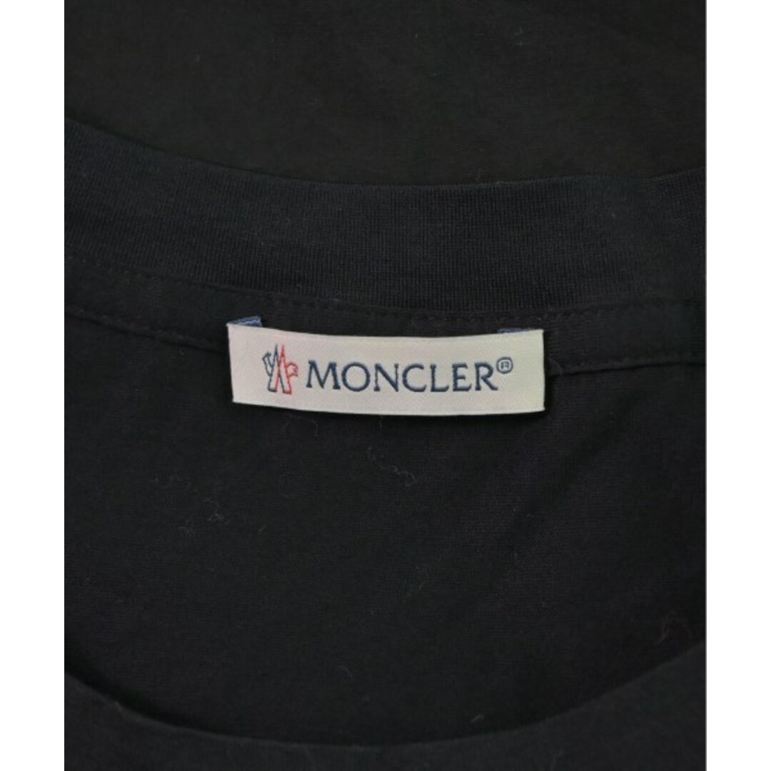MONCLER(モンクレール)のMONCLER モンクレール Tシャツ・カットソー M 黒 【古着】【中古】 レディースのトップス(カットソー(半袖/袖なし))の商品写真