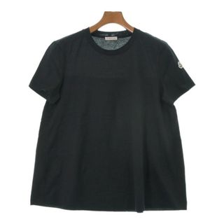 モンクレール(MONCLER)のMONCLER モンクレール Tシャツ・カットソー M 黒 【古着】【中古】(カットソー(半袖/袖なし))