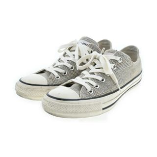 コンバース(CONVERSE)のCONVERSE コンバース スニーカー 24.5cm グレー系(チェック) 【古着】【中古】(スニーカー)