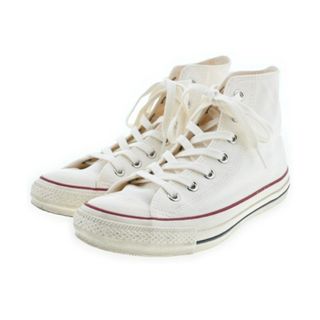 コンバース(CONVERSE)のCONVERSE コンバース スニーカー 24.5cm 白 【古着】【中古】(スニーカー)