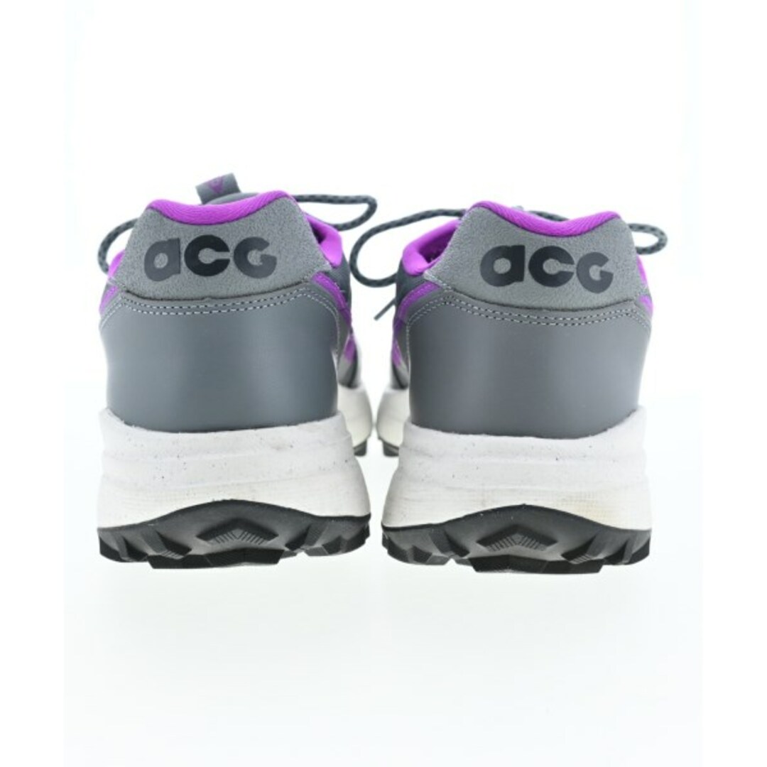 NIKE ACG ナイキ　エーシージー スニーカー 29cm グレーx紫 【古着】【中古】 メンズの靴/シューズ(スニーカー)の商品写真