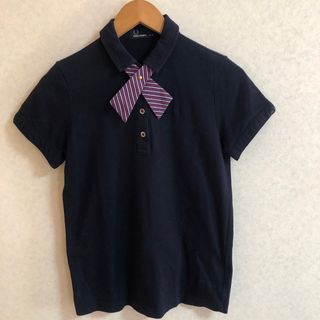 フレッドペリー(FRED PERRY)のフレッドペリーリボンタイポロシャツ可愛いS(ポロシャツ)