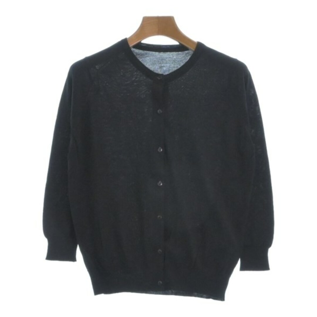 JOHN SMEDLEY(ジョンスメドレー)のJOHN SMEDLEY ジョンスメドレー カーディガン -(S位) 黒 【古着】【中古】 レディースのトップス(カーディガン)の商品写真