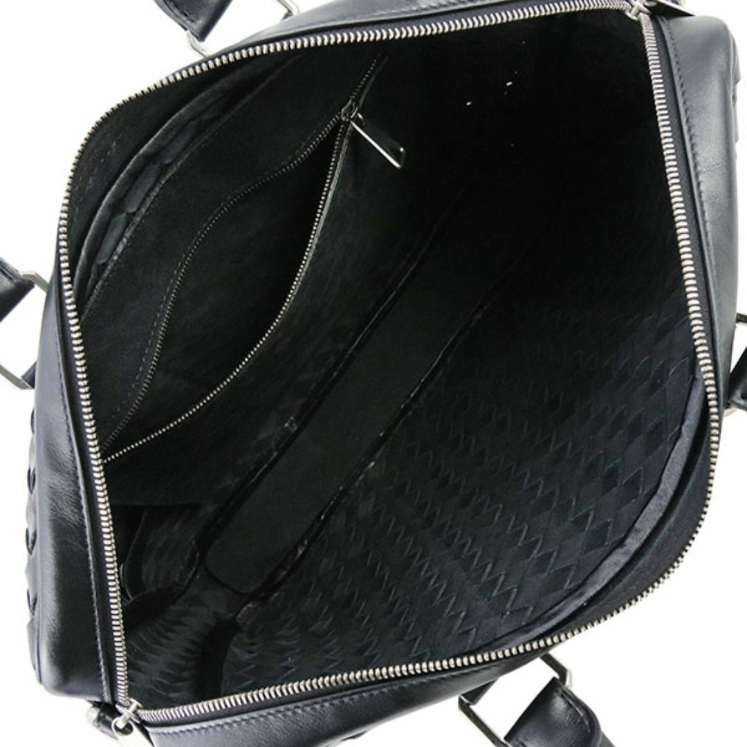 Bottega Veneta(ボッテガヴェネタ)のボッテガヴェネタ バッグ メンズ ビジネスバッグ ブリーフケース 2WAY イントレチャート ブラック 新品同様 93536 メンズのバッグ(ビジネスバッグ)の商品写真