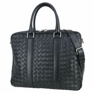 ボッテガヴェネタ(Bottega Veneta)のボッテガヴェネタ バッグ メンズ ビジネスバッグ ブリーフケース 2WAY イントレチャート ブラック 新品同様 93536(ビジネスバッグ)