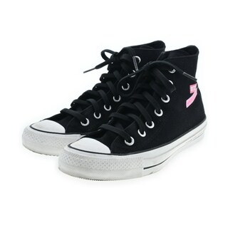 コンバース(CONVERSE)のCONVERSE コンバース スニーカー 23.5cm 黒 【古着】【中古】(スニーカー)