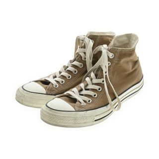 コンバース(CONVERSE)のCONVERSE コンバース スニーカー 26cm 茶 【古着】【中古】(スニーカー)