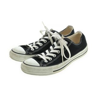 コンバース(CONVERSE)のCONVERSE コンバース スニーカー 25.5cm 黒 【古着】【中古】(スニーカー)