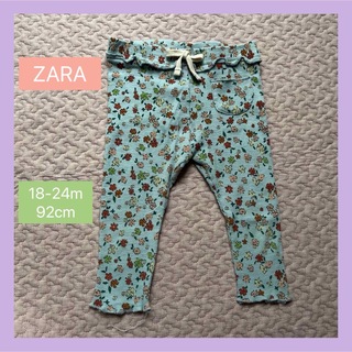ザラキッズ(ZARA KIDS)のZARA baby ザラ レギンス 花柄 18-24m 92cm(パンツ/スパッツ)