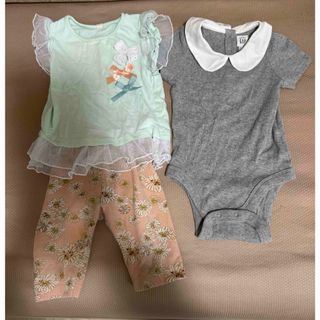 ユニクロ(UNIQLO)の子ども服　サイズ80 まとめて　baby GAP UNIQLO(パンツ)