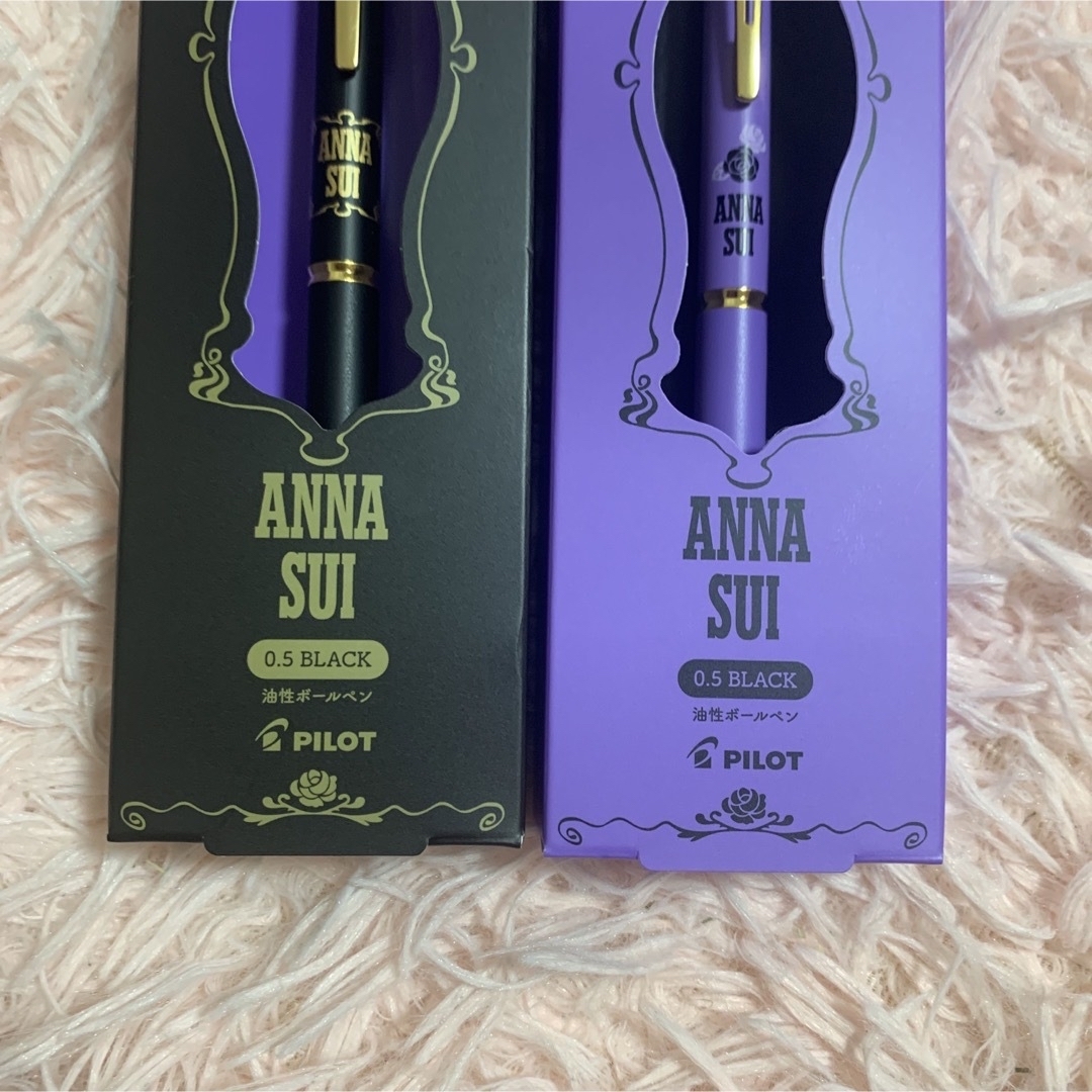 ANNA SUI(アナスイ)の【限定】ANNA SUI ボールペン2本セット インテリア/住まい/日用品の文房具(ペン/マーカー)の商品写真