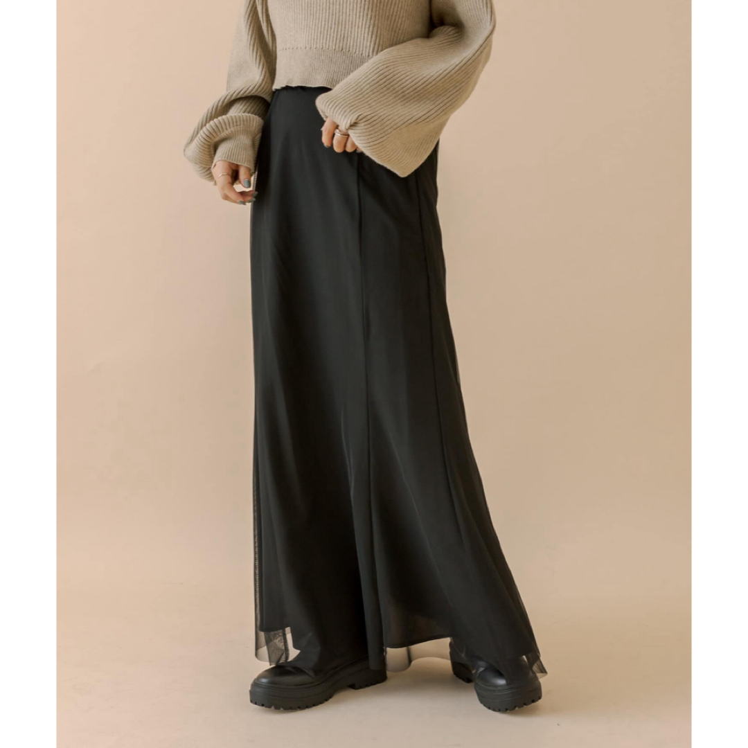 mystic(ミスティック)のミスティック チュールスカート 新品 レディースのスカート(ロングスカート)の商品写真