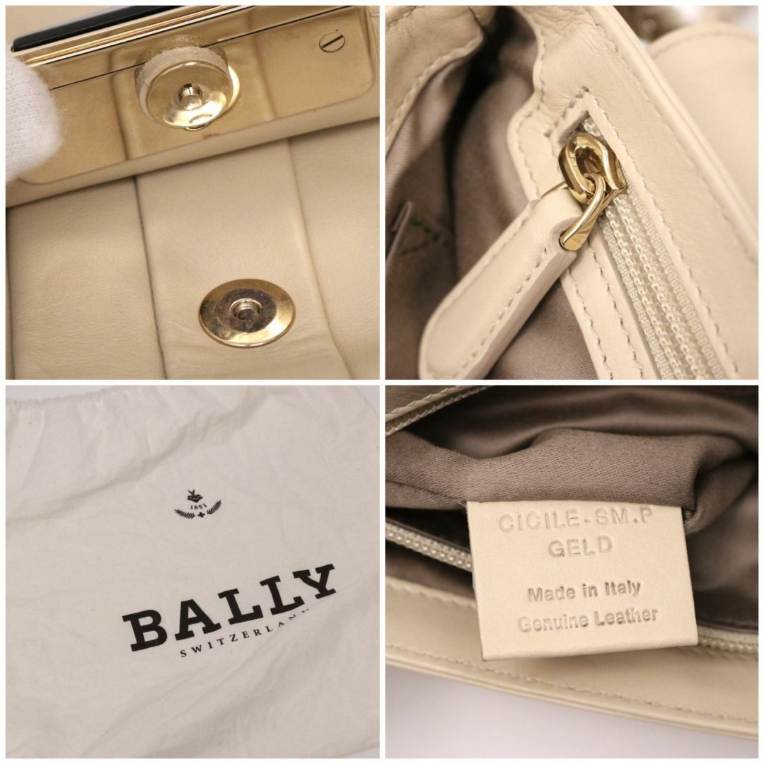 Bally(バリー)のバリー CICILE-SM ショルダーバッグ ハンドバッグ チェーン ホワイト レディースのバッグ(ショルダーバッグ)の商品写真