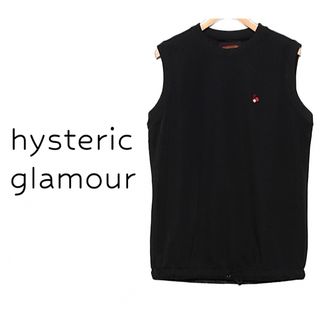 HYSTERIC GLAMOUR - ヒステリックグラマー【美品】スカルチェリー ノースリーブ スウェット トップス