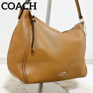 コーチ(COACH)のコーチ レザーハンドバッグ ショルダーバッグ ブラウン 2way(ショルダーバッグ)