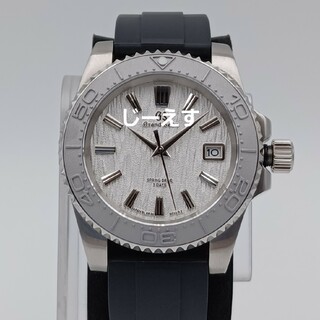 新品(200)SEIKOMODカスタム腕時計グレーヨットミニッツありGS文字盤(腕時計(アナログ))