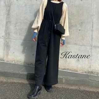 カスタネ(Kastane)の新品 Kastane カットツイルサロペット(サロペット/オーバーオール)