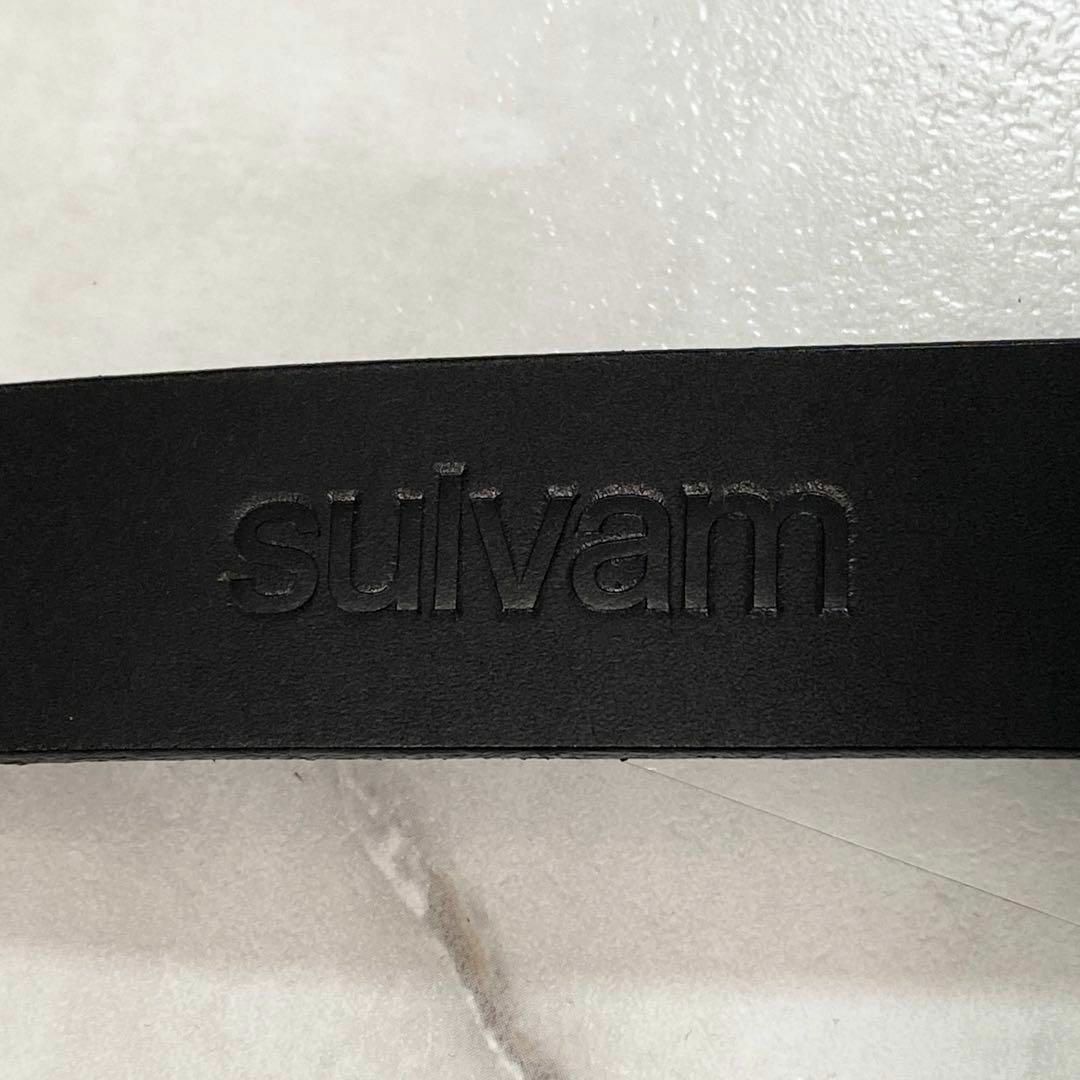 sulvam(サルバム)のA12601 サルバム　インフィニティバックルベルト　ブラック　W30〜32程度 メンズのファッション小物(ベルト)の商品写真