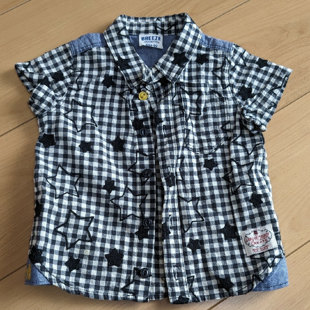 BREEZE(ブリーズ)のボタン　シャツ　キッズ　男の子　BREEZ ブリーズ キッズ/ベビー/マタニティのキッズ服男の子用(90cm~)(ブラウス)の商品写真