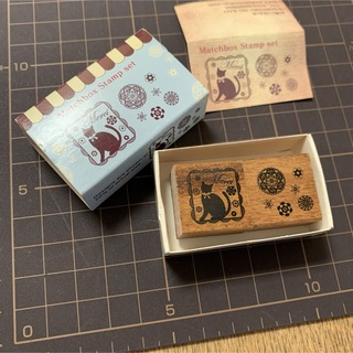 スタンプ　Matchbox Stamp set(印鑑/スタンプ/朱肉)