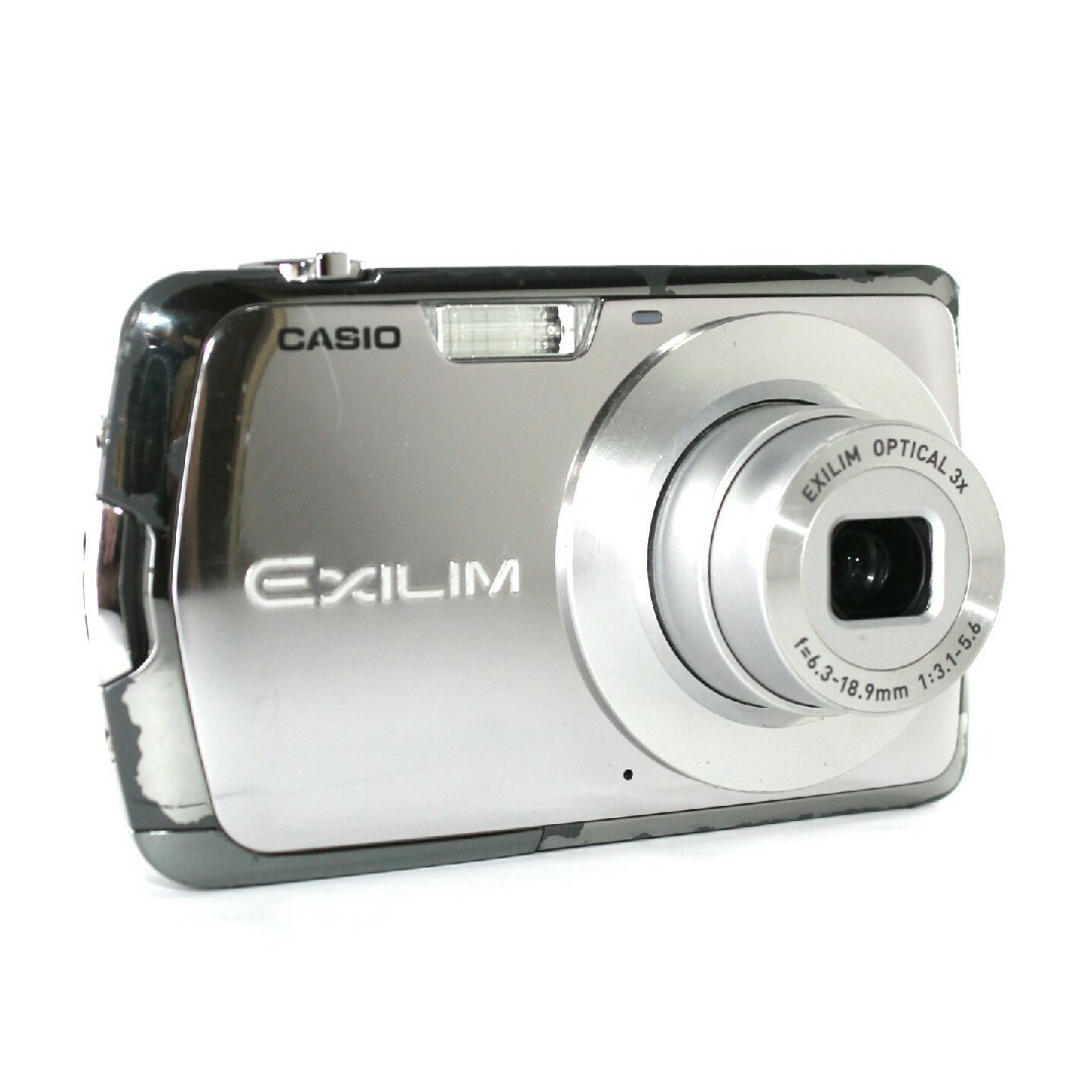 CASIO(カシオ)のCASIO EXILIM CARD EX-Z1 シルバー コンデジ✨完動品✨ スマホ/家電/カメラのカメラ(コンパクトデジタルカメラ)の商品写真