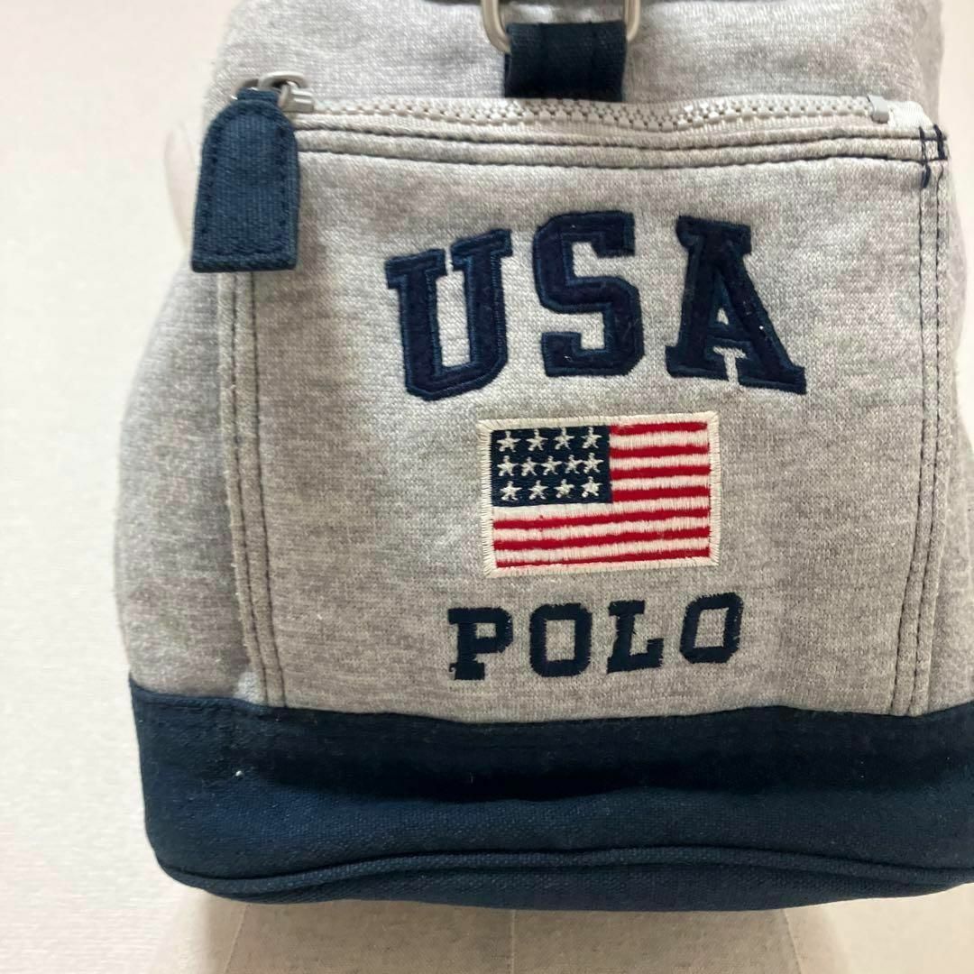 POLO RALPH LAUREN(ポロラルフローレン)の人気アメリカンブランド　ポロラルフローレン　コットンミニリュック　米国旗 レディースのバッグ(リュック/バックパック)の商品写真