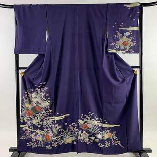 訪問着 身丈161.5cm 裄丈67cm 正絹 秀品 【中古】(着物)