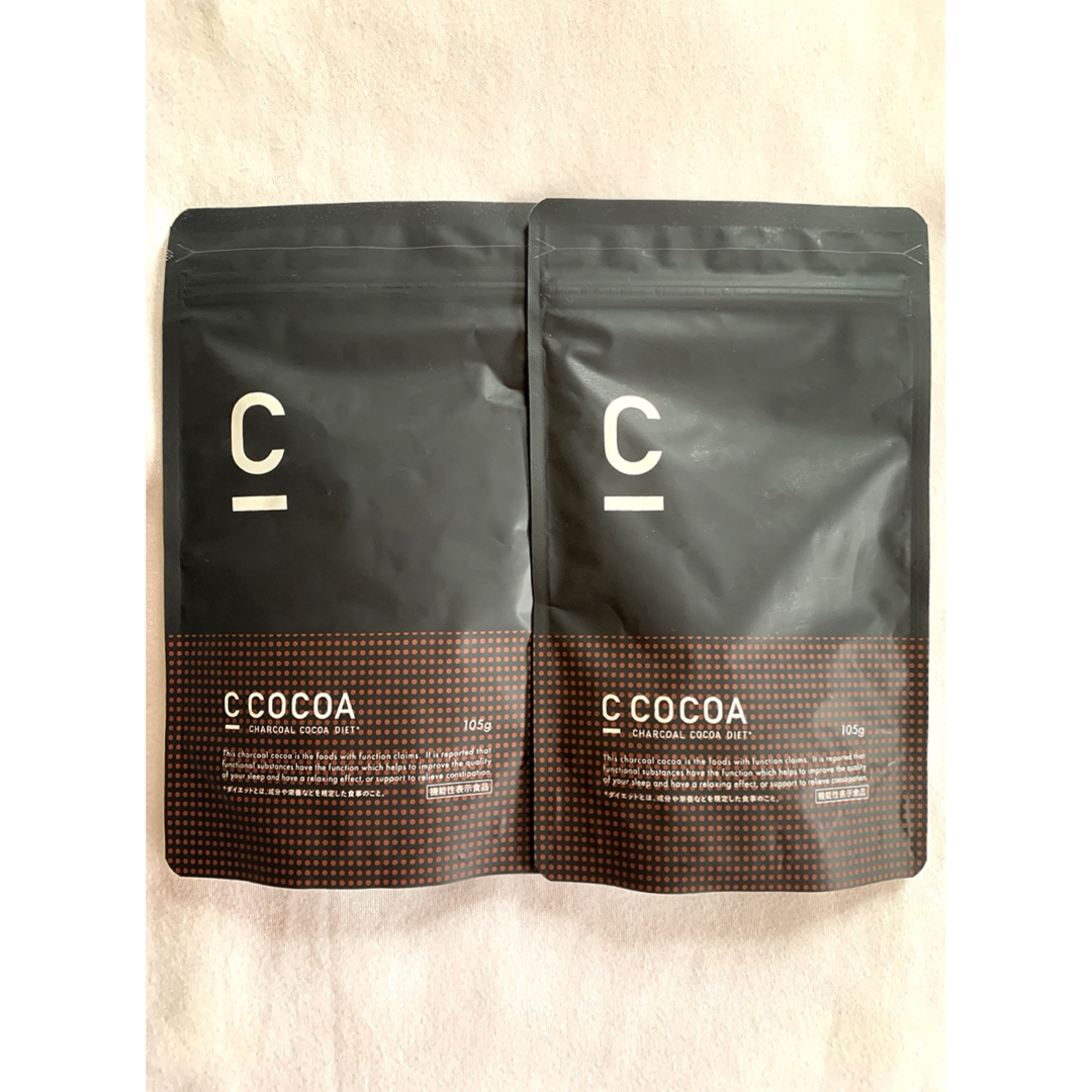 新品・送料無料／シーコーヒー チャコール ココア 105g×２ コスメ/美容のダイエット(ダイエット食品)の商品写真