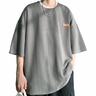 Yalaso 夏服 メンズ Tシャツ 半袖 ゆったり おおきい サイズ ビッグT(Tシャツ/カットソー(半袖/袖なし))