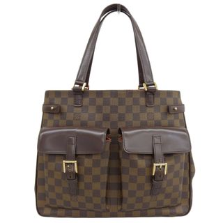 ルイヴィトン(LOUIS VUITTON)の【本物保証】 ルイヴィトン LOUIS VUITTON ダミエ ユゼス ハンドバッグ エベヌ N51128(ハンドバッグ)