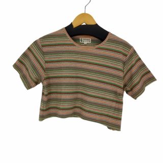 チチカカ(titicaca)のTITICACA(チチカカ) マルチカラークロップドクルーネックTEE トップス(Tシャツ(半袖/袖なし))