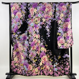 振袖 身丈159cm 裄丈65.5cm 正絹 逸品 【中古】(着物)