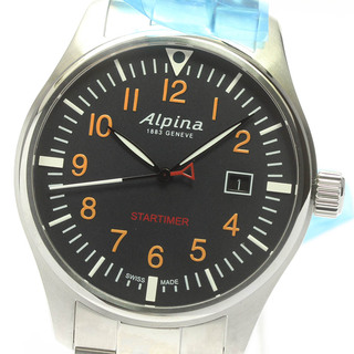 アルピナ Alpina AL240N4S6B スタータイマー デイト クォーツ メンズ 未使用品 箱・保証書付き_684061(腕時計(アナログ))