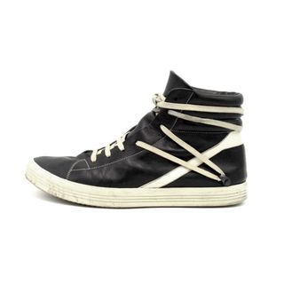 リックオウエンス(Rick Owens)のリックオウエンス Rick Owens ■ 【 GEOTHRASHER 】ジオスラッシャー レザー ハイカット スニーカー 33431(スニーカー)