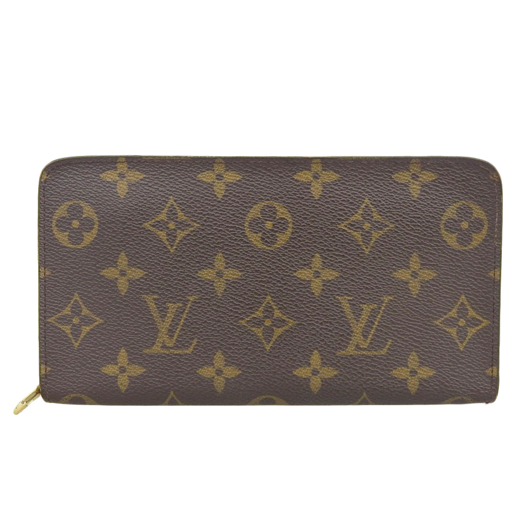 LOUIS VUITTON(ルイヴィトン)の【本物保証】 ルイヴィトン LOUIS VUITTON モノグラム ポルトモネ ジップ ラウンドファスナー長財布 M61727 レディースのファッション小物(財布)の商品写真